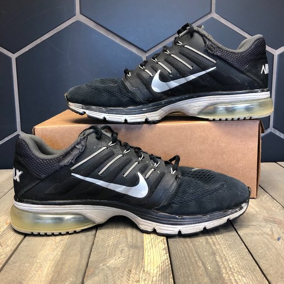 ~Used W/O Box! Men's Nike Air Max Excellerate 4 Running Black Grey Size 13 - Picture 2 of 6